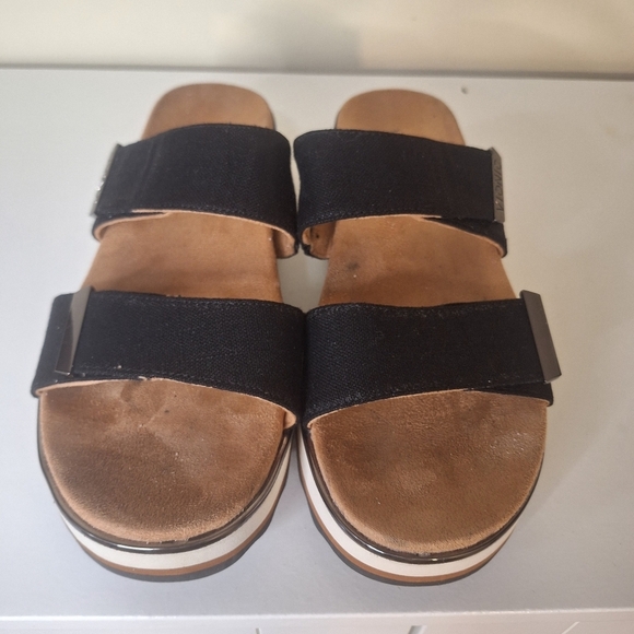 Vionic Phoenix Brandie Slide Black Linen Size 11 - Picture 5 of 14